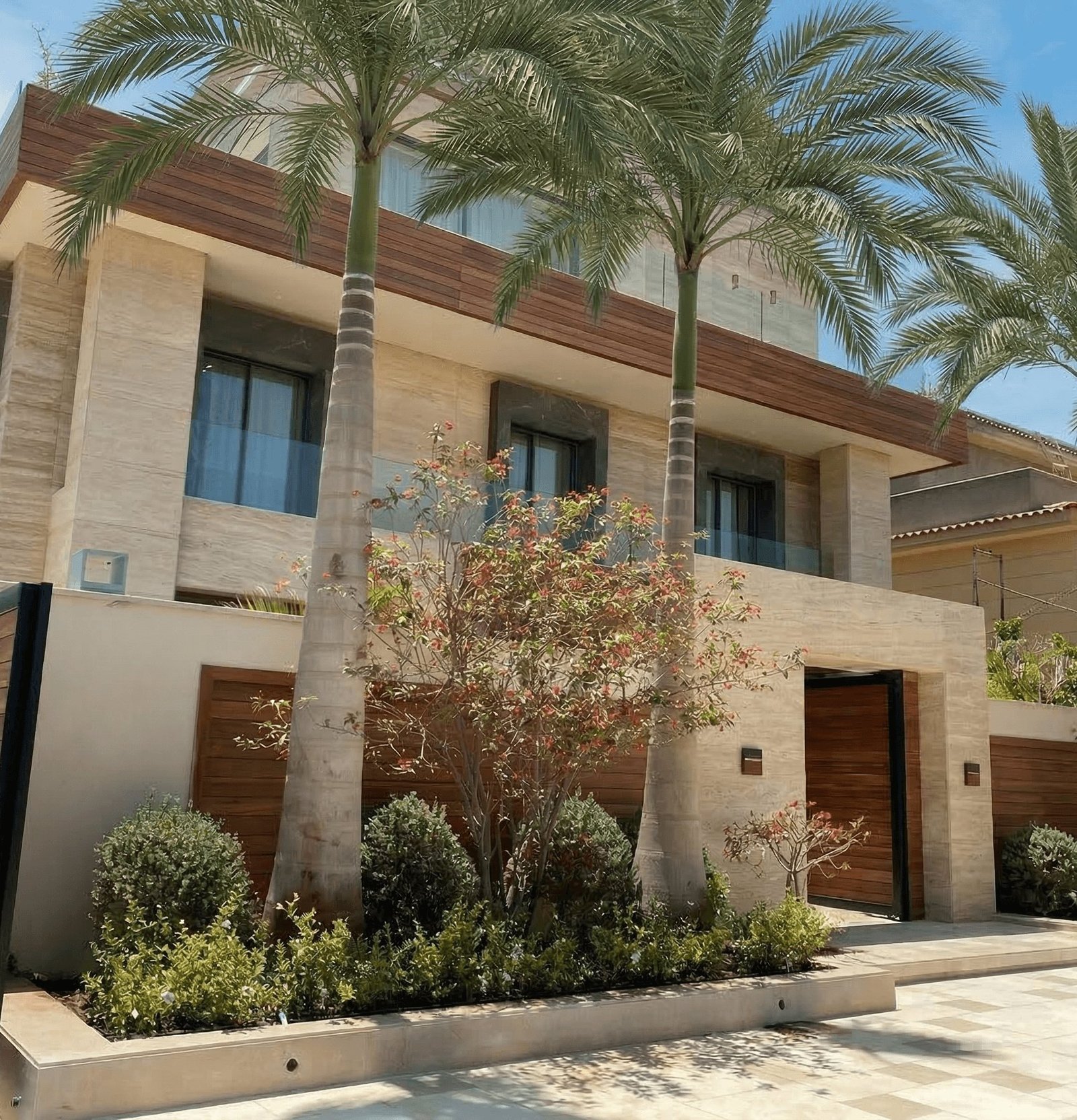 Garden boundary and entrance